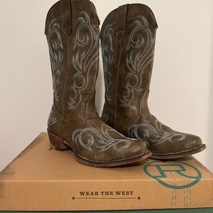 Roper Womens Cowboy Boots, Size 9.5